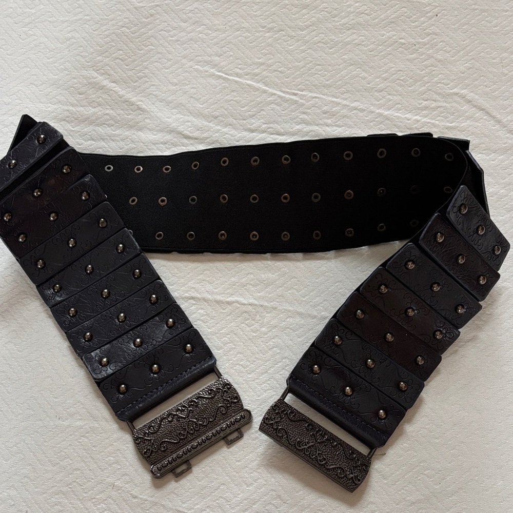 Chinese Laundry Black Embellished Belt